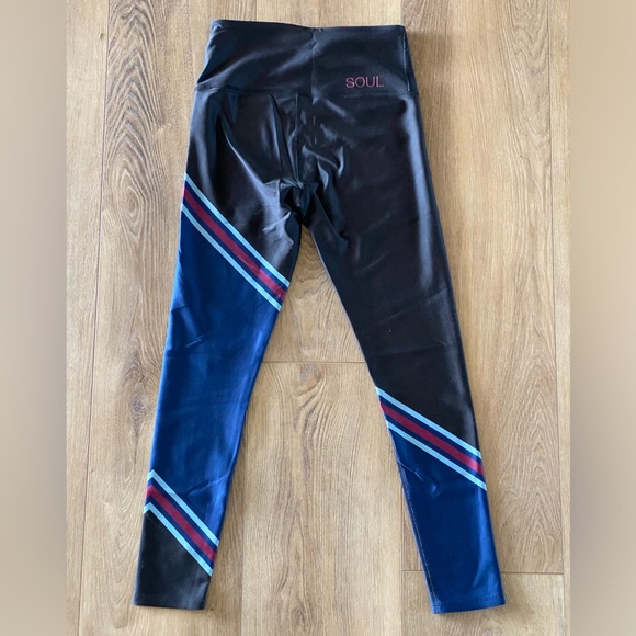 Soul by SoulCycle leggings. Black and Navy. Size Small. - Picture 2 of 3